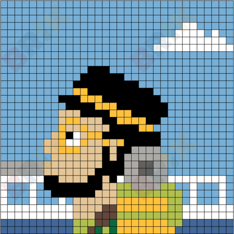 Traveler 2 Pixel Art