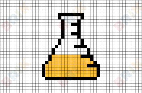Beaker Pixel Art