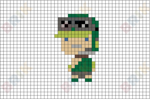 Rebel Guerilla Pixel Art