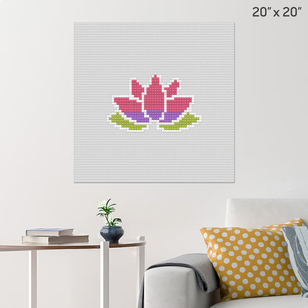 蓮花 Brick Poster