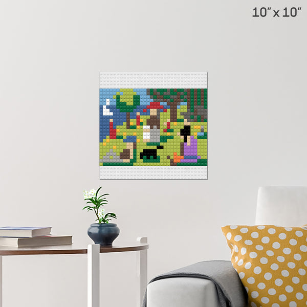 A Sunday Afternoon on the Island Brick Poster