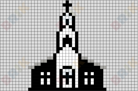 Church Pixel Art