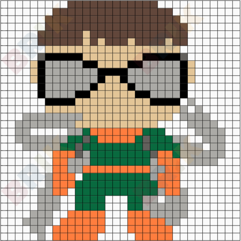 Doctor Octopus Pixel Art