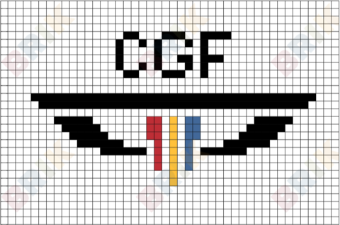 Commonwealth Games Federation Pixel Art