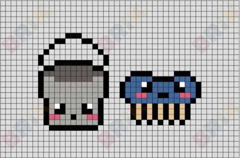 Cleaning Tools Pixel Art