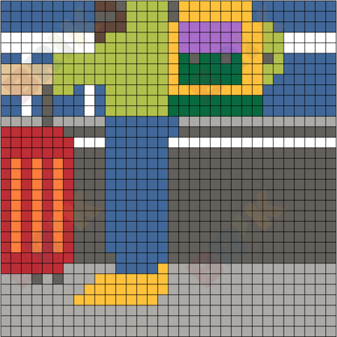 Traveler 4 Pixel Art