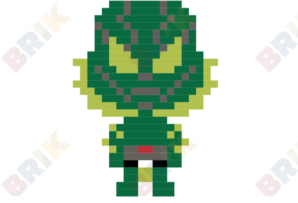Abe Sapien Pixel Art