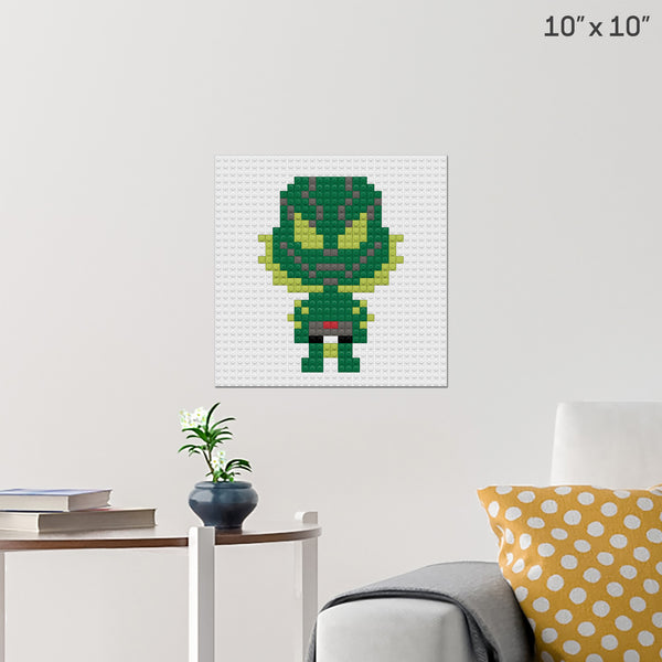 Abe Sapien Brick Poster