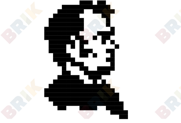Abraham Lincoln Pixel Art