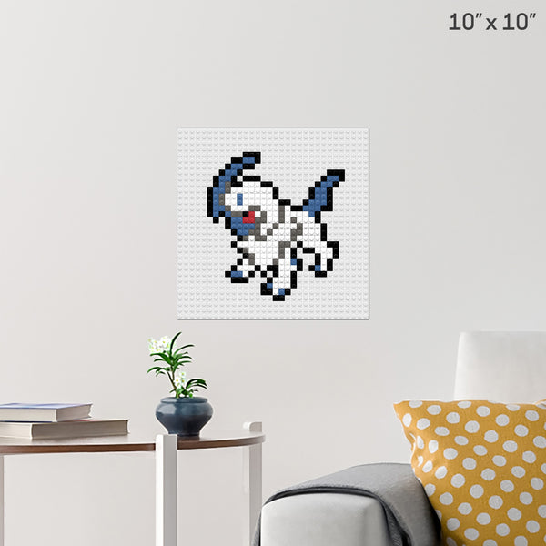 Absol Brick Poster