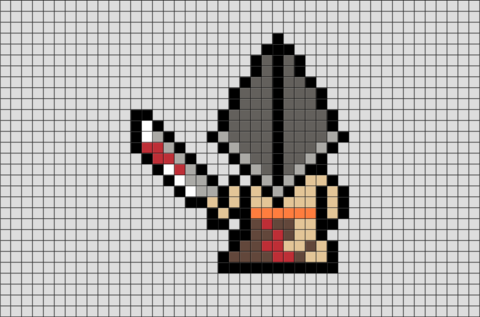 Silent Hill Pyramid Head Pixel Art