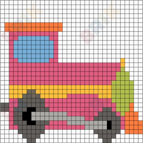 Train 4 Pixel Art