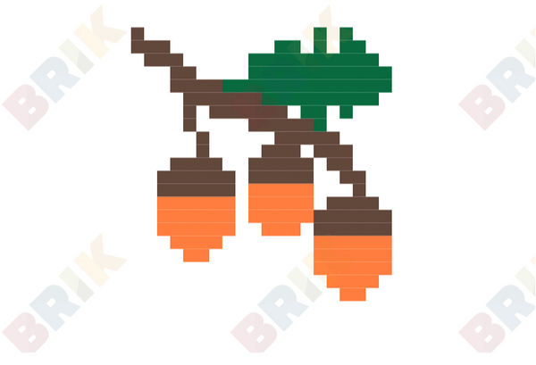 Acorn Pixel Art