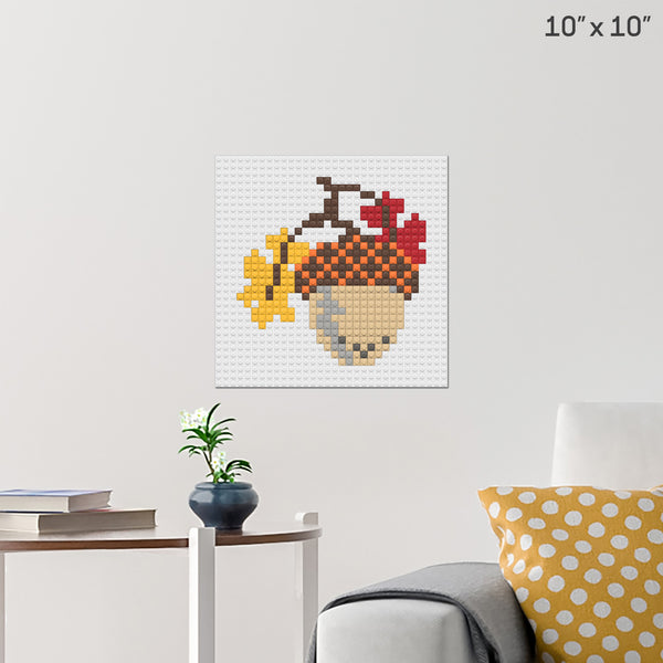 Acorn Brick Poster