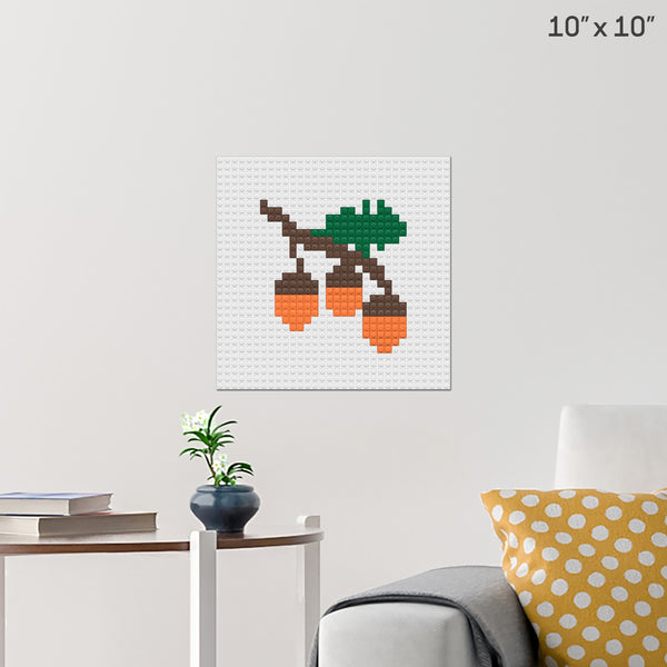 Acorn Brick Poster