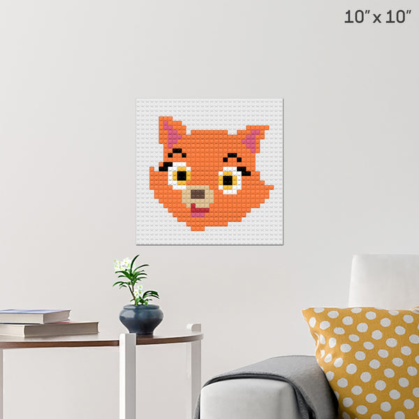 Adopt A Cat Month Brick Poster