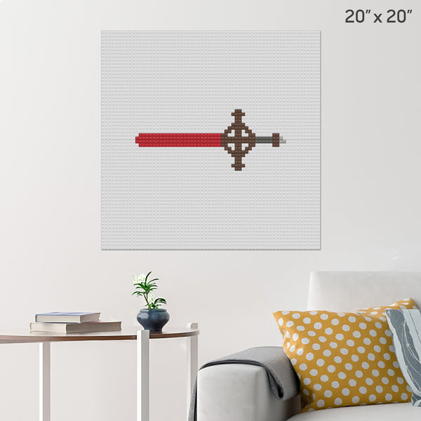 Adventure Time Demon Blood Sword Brick Poster