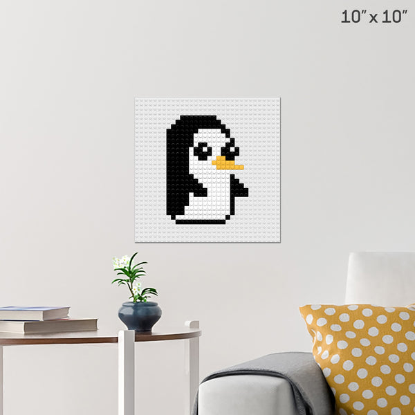 Adventure Time Gunter Brick Poster