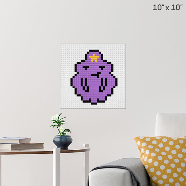 Adventure Time Lumpy Space Princess Brick Poster