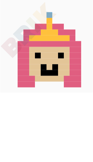 Adventure Time Princess Bubblegum Pixel Art