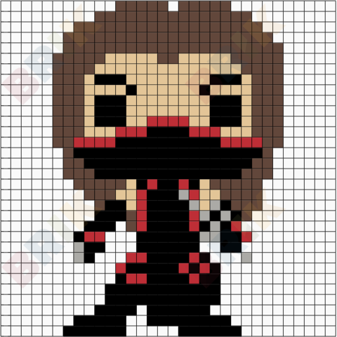Elektra Pixel Art