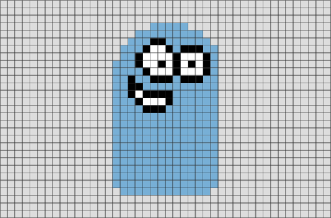 Bloo Pixel Art