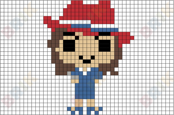 Agent Carter Pixel Art