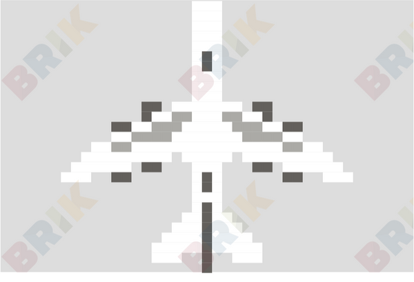 Airplane Pixel Art