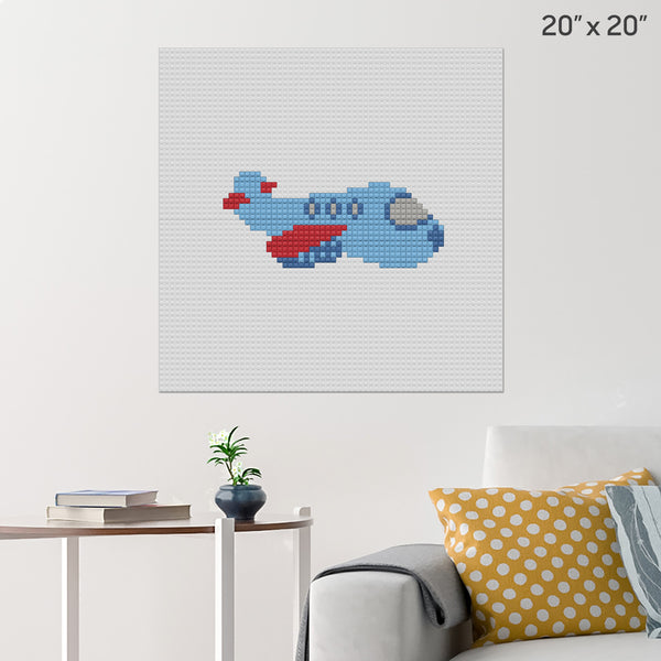 Airplane Brick Poster