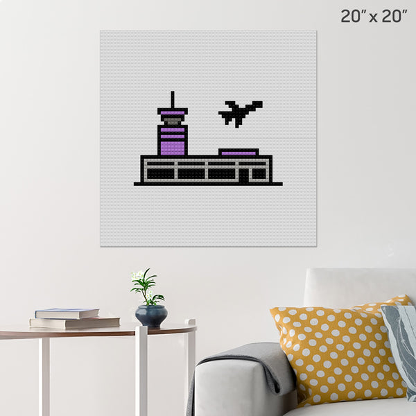 Airport Brick Poster