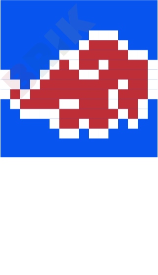 Akatsuki Cloud Pixel Art