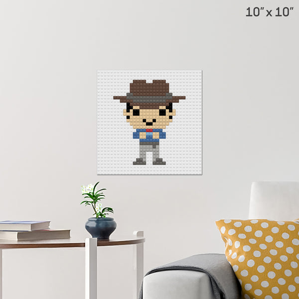 Alan Grant Brick Poster