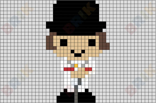 Alex DeLarge Pixel Art
