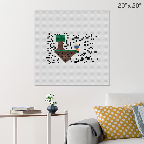 "Alone" Brick Poster