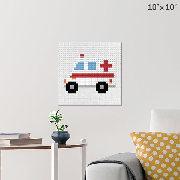Ambulance Brick Poster