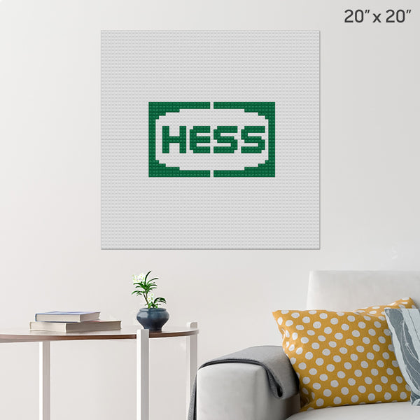 Amerada Hess Corporation Brick Poster