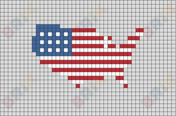 America Pixel Art