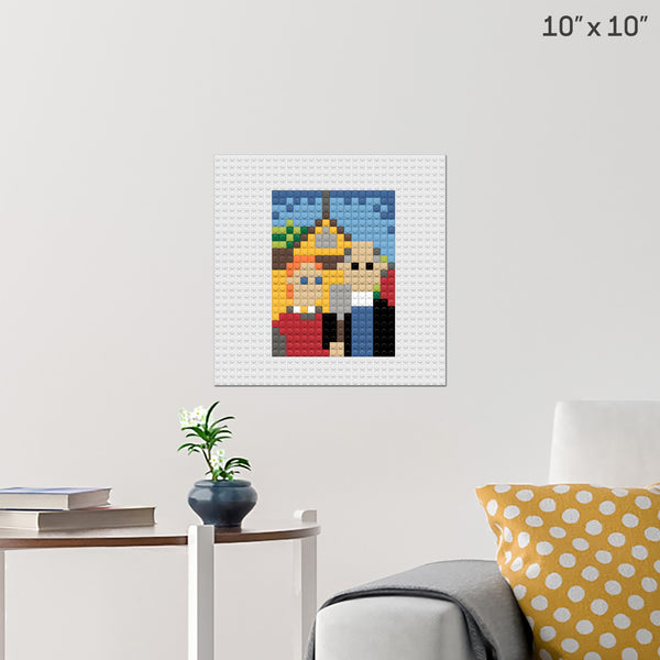 American Gothic Brick Poster