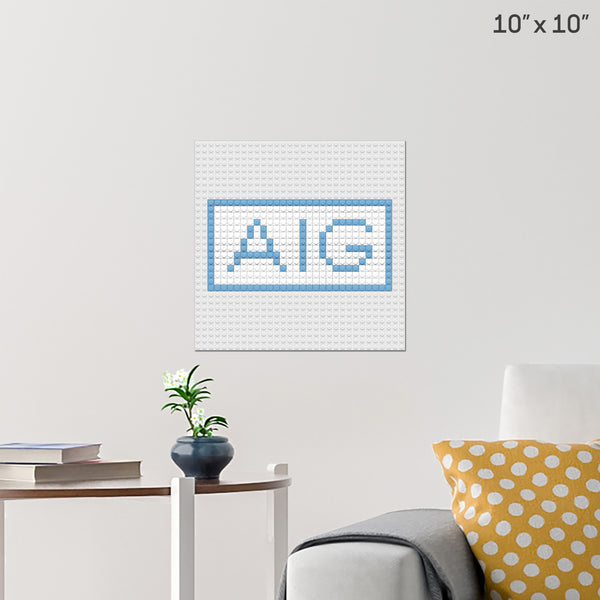 American International Group Brick Poster