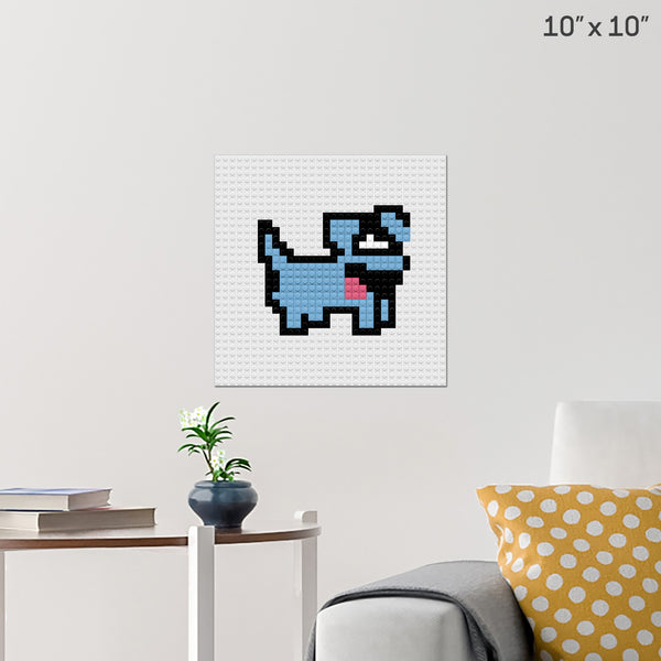 AMONG US DOGE!!!!! Brick Poster