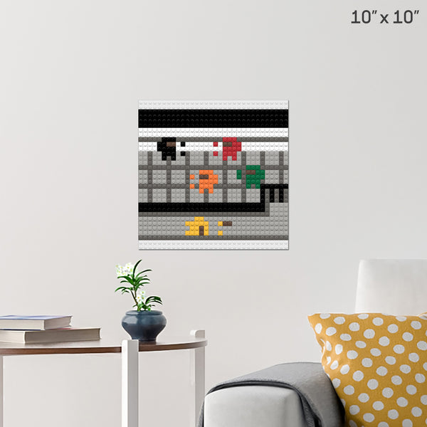 among us Brick Poster