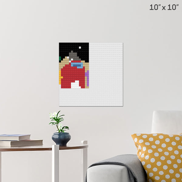 Among Us Brick Poster