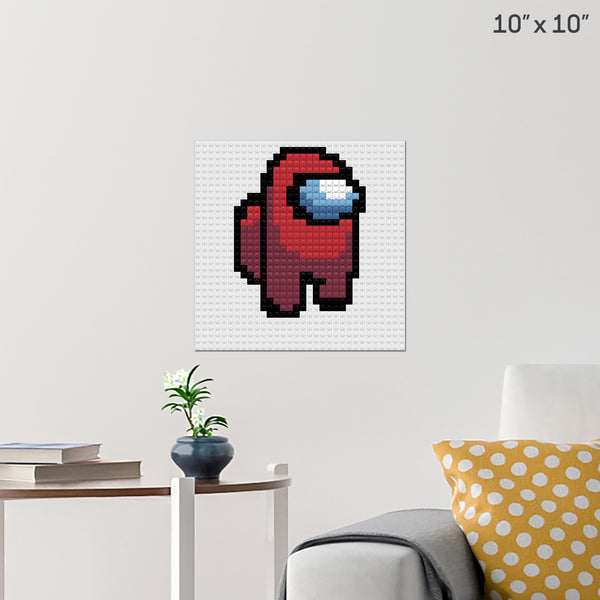 Among us Brick Poster