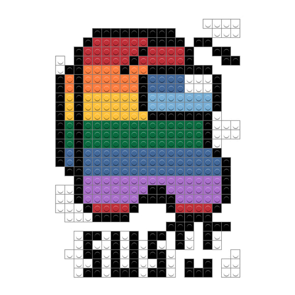 Among us: Rainbow crewmate