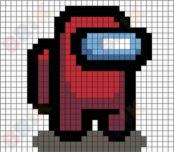 Among Us Red Character