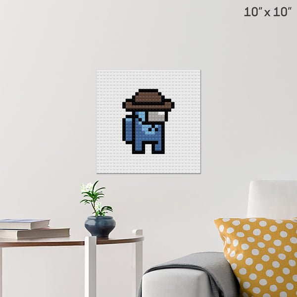 amoung us Brick Poster