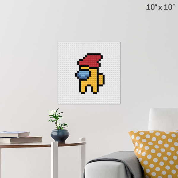 amoung us Brick Poster