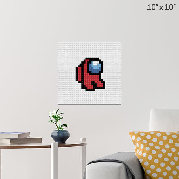 amoung us Brick Poster