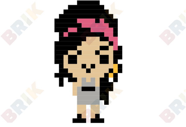 Amy Winehouse Pixel Art