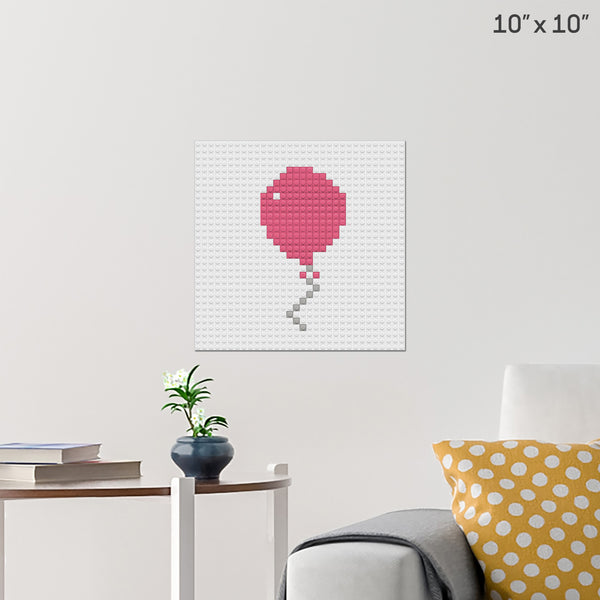 Anais Ballon Brick Poster